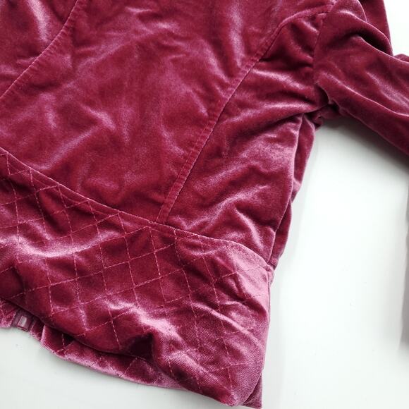 Little Lass Velvet Coat with Faux Fur Trim Size 4T - Picture 5 of 8